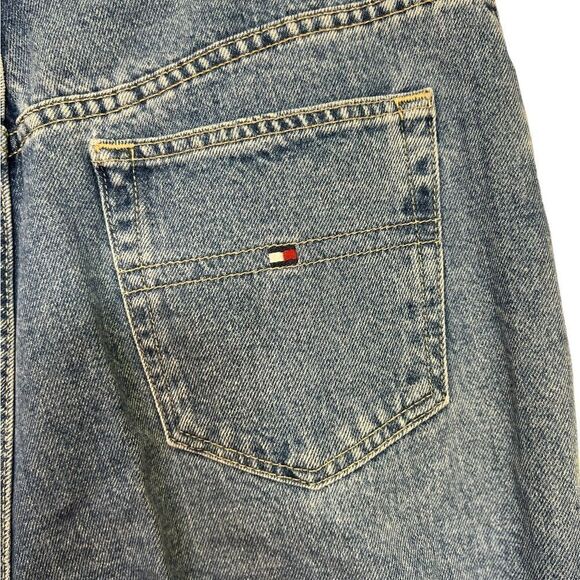 Tommy Hilfiger Womens 16/R31 Relaxed Straight Leg High Waist Denim Jeans - Picture 10 of 16
